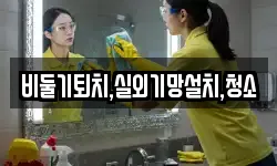 비둘기퇴치,실외기망설치,청소