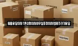 원룸용달이사1톤소형이사사무실포장이사업체꾸러기용달