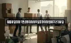 인천 옹진군 자월면 이사,용달이사,포장이사,원룸이사,보관이사