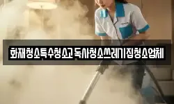 화재청소특수청소고독사청소쓰레기집청소업체