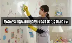 특수청소쓰레기집청소폐기물고독사청소유품정리긴급청소카드가능