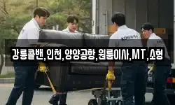 강릉콜밴,인천,양양공항,원룸이사,MT,소형