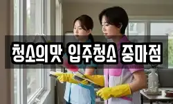 청소의맛 입주청소 중마점