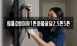 원룸소형이사1톤화물용달2.5톤5톤