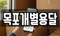 목포개별용달