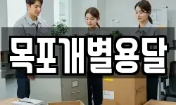 목포개별용달