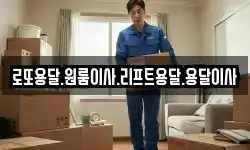 로또용달.원룸이사.리프트용달.용달이사