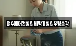 여수에어컨청소 세탁기청소 우렁총각
