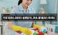 쓰레기집청소,유품정리,벌래많은집,고독사,폐기물처리,특수청소