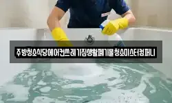 주방청소식당에어컨쓰레기집생활폐기물청소미스터컴퍼니