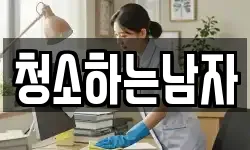 청소하는남자