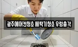 광주에어컨청소 세탁기청소 우렁총각