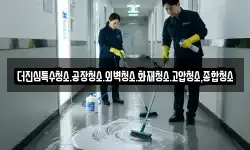 더진심특수청소.공장청소.외벽청소.화재청소.고압청소,종합청소