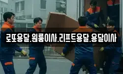전남 해남군 화원면 이사,용달이사,포장이사,원룸이사,보관이사
