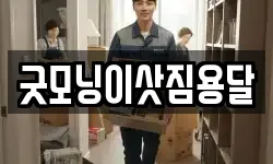 굿모닝이삿짐용달
