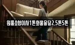 원룸소형이사1톤화물용달2.5톤5톤