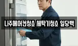 나주에어컨청소 세탁기청소 일당백