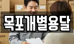 목포개별용달