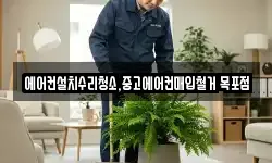 에어컨설치수리청소,중고에어컨매입철거 목포점
