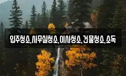 입주청소,사무실청소,이사청소,건물청소,소독