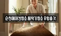 순천에어컨청소 세탁기청소 우렁총각