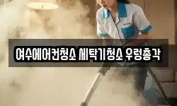 여수에어컨청소 세탁기청소 우렁총각