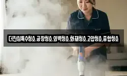 더진심특수청소.공장청소.외벽청소.화재청소.고압청소,종합청소