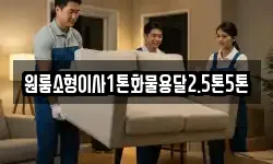 원룸소형이사1톤화물용달2.5톤5톤