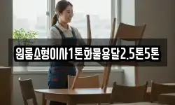 원룸소형이사1톤화물용달2.5톤5톤