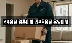 로또용달.원룸이사.리프트용달.용달이사