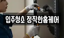 입주청소 정직한홈케어