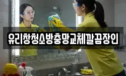 유리창청소방충망교체깔끔장인