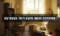 용달1톤용달차,1톤트럭,용달이사,원룸이사,반포장이사화물