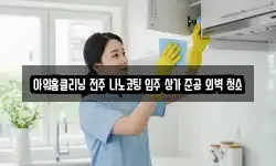 아워홈클리닝 전주 나노코팅 입주 상가 준공 외벽 청소