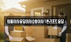 전북특별자치도 정읍시 북면 이사,용달이사,포장이사,원룸이사,보관이사