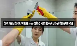 하수구뚫음하수도막힘뚫는곳정화조막힘횡주관오주관청소맨홀역류