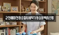 군산에어컨청소설치세탁기청소태백시스템