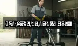 고독사,유품정리,빈집,시골집정리,전문업체