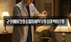 군산에어컨청소설치세탁기청소태백시스템