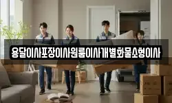 전북 익산시 월성동 이사,용달이사,포장이사,원룸이사,보관이사