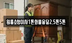 원룸소형이사1톤화물용달2.5톤5톤