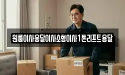 원룸이사용달이사소형이사1톤리프트용달