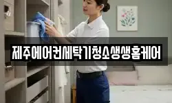 제주에어컨세탁기청소생생홈케어
