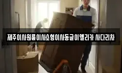 제주이사원룸이사소형이사동글이엘리카 사다리차