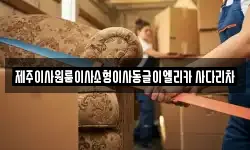 제주이사원룸이사소형이사동글이엘리카 사다리차