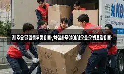제주용달원룸투룸이사,학생사무실이사운송운반포장이사