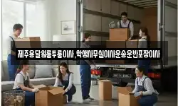 제주용달원룸투룸이사,학생사무실이사운송운반포장이사