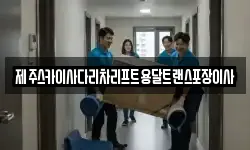 제주스카이사다리차리프트용달트랜스포장이사
