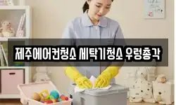 제주에어컨청소 세탁기청소 우렁총각
