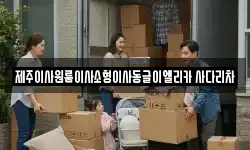 제주이사원룸이사소형이사동글이엘리카 사다리차